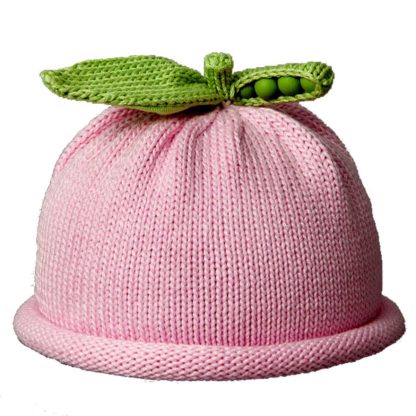 Pink Sweet Pea Knit Hat