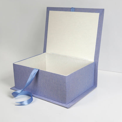 Micro Stripe Cotton - Medium Keepsake Box (Wholesale)