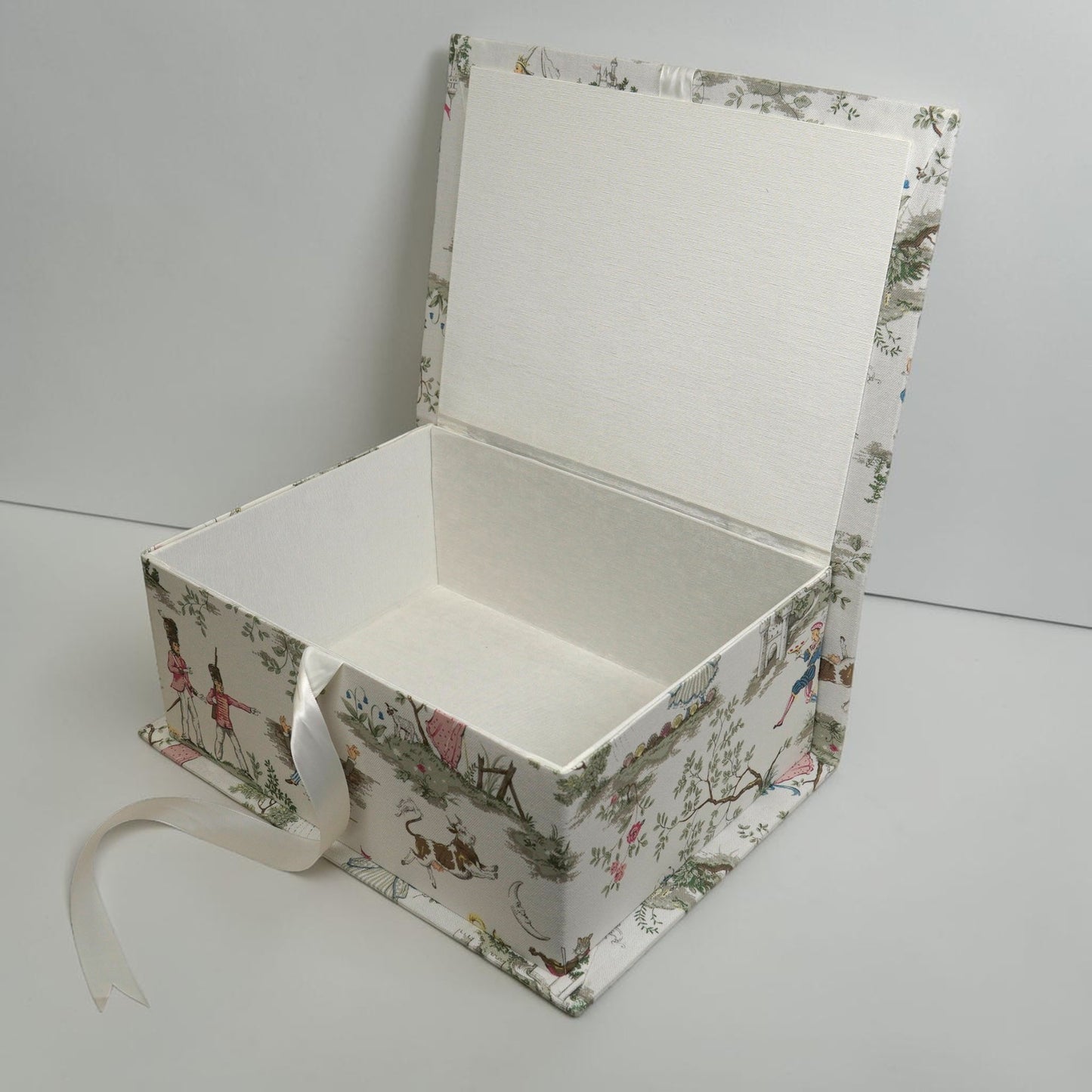 Over the Moon Nursery Rhyme Toile  - Medium Keepsake Box (Wholesale)