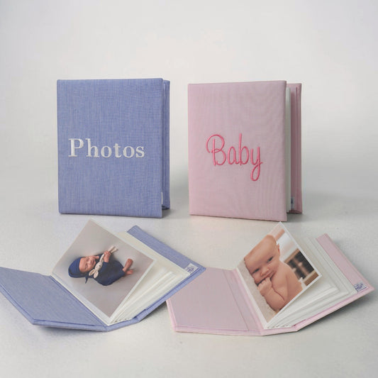 Micro Stripe Cotton - Small Hardbound Photo Album