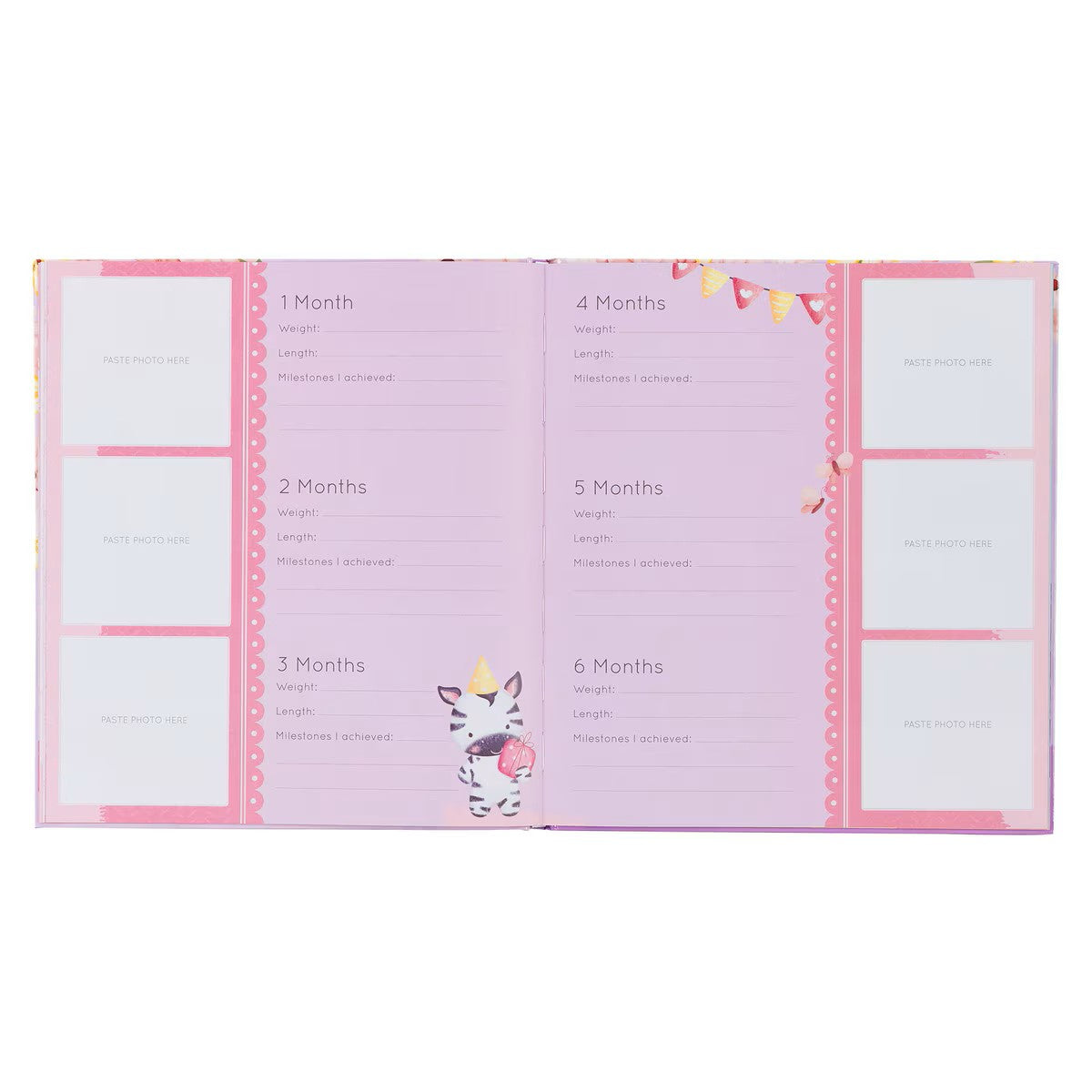 My First Year Hardcover Memory Book for Baby Girls