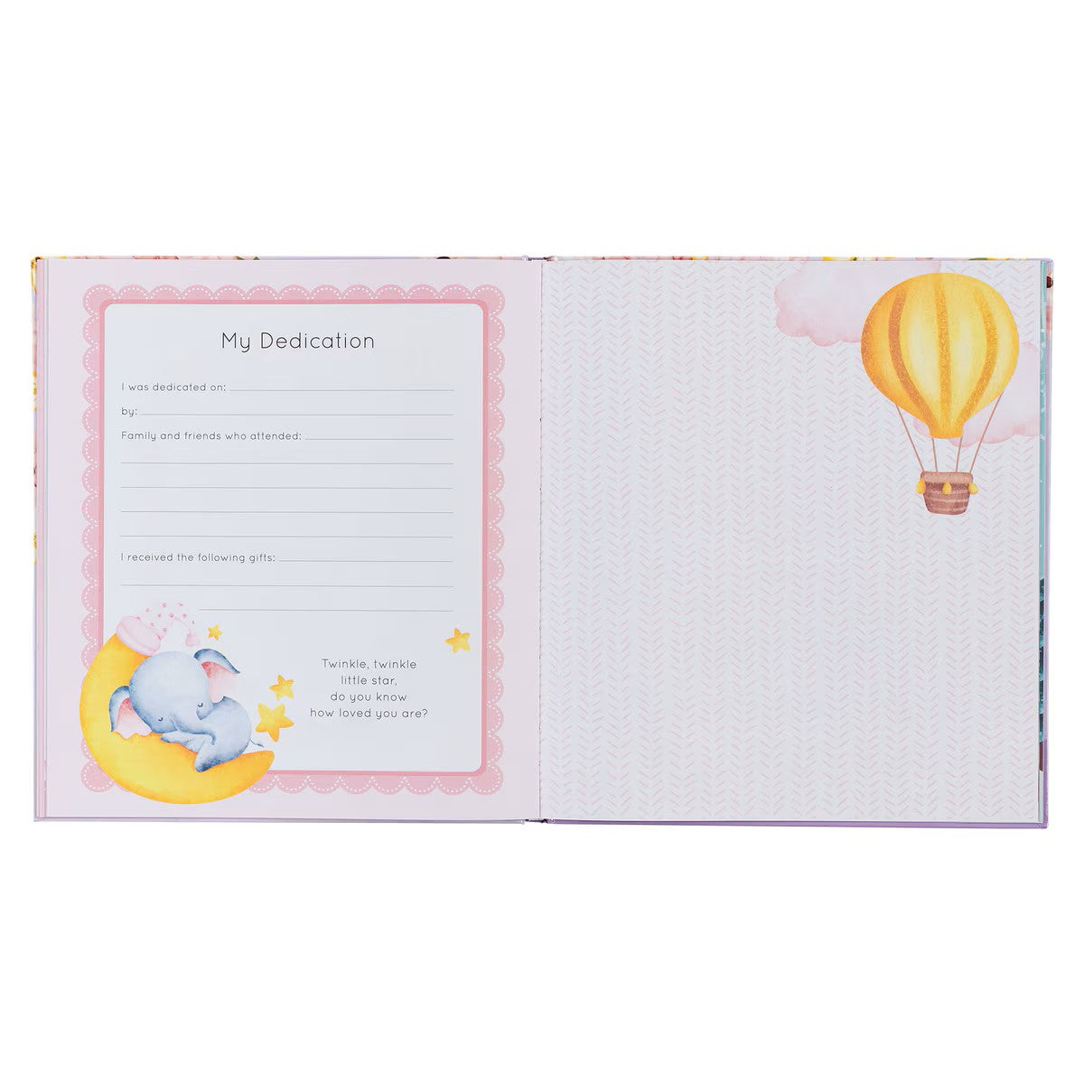 My First Year Hardcover Memory Book for Baby Girls