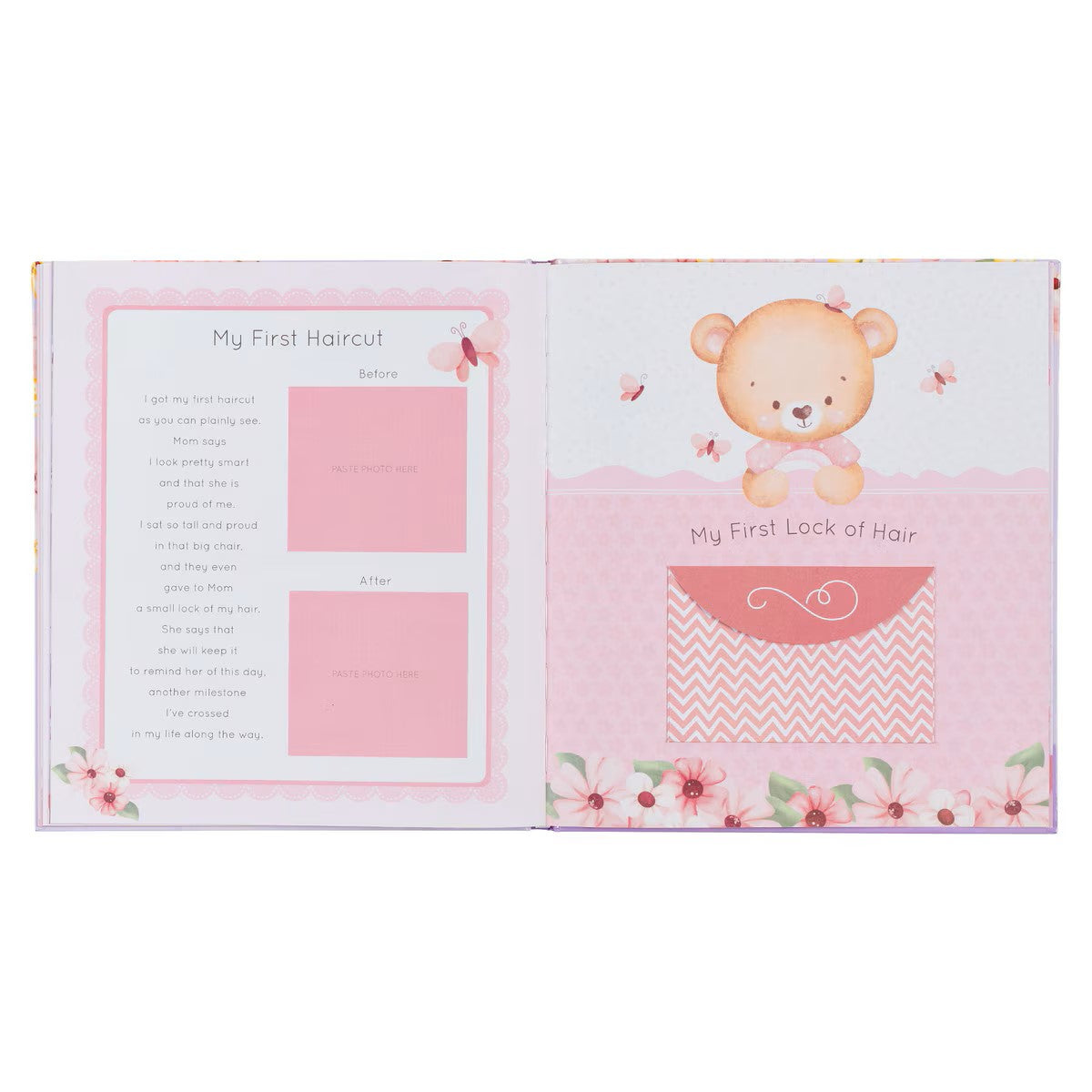 My First Year Hardcover Memory Book for Baby Girls