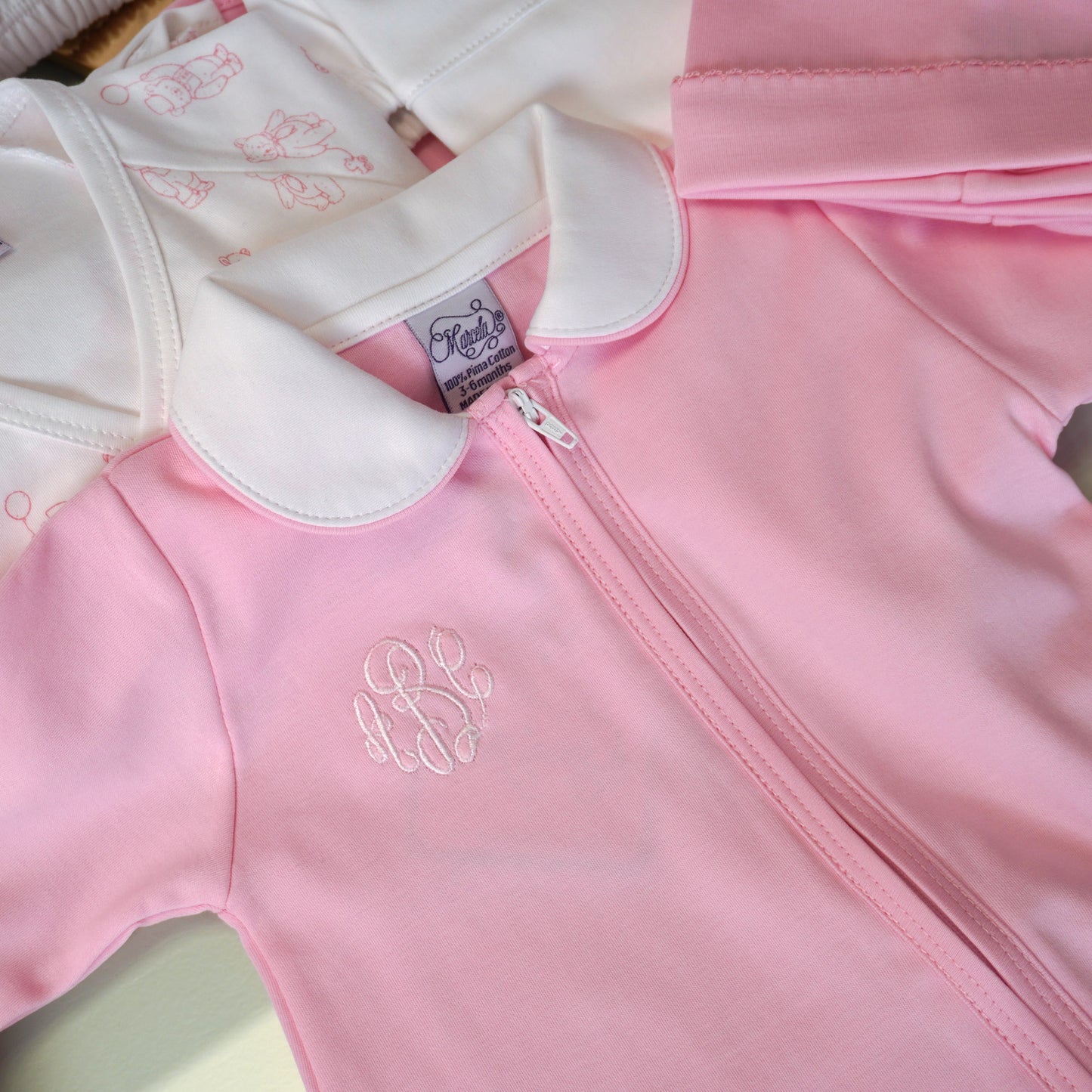 Pima Cotton Peter Pan Collar Footie
