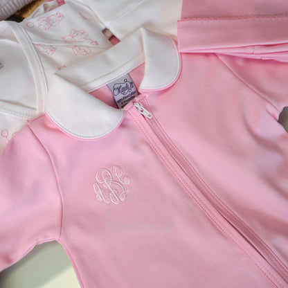 Pima Cotton Peter Pan Collar Footie