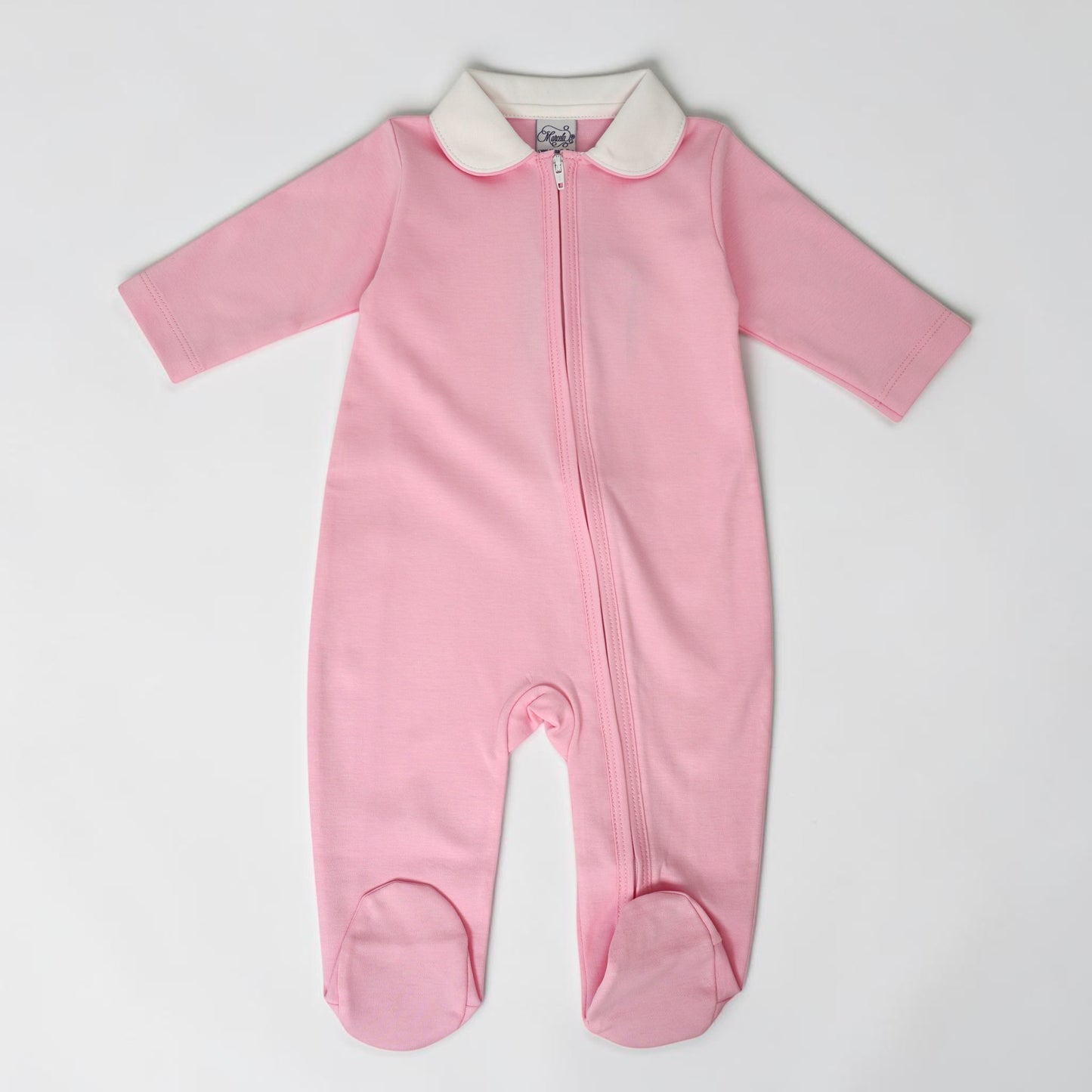 Pima Cotton Peter Pan Collar Footie