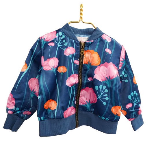 Poppies Satin Jacket