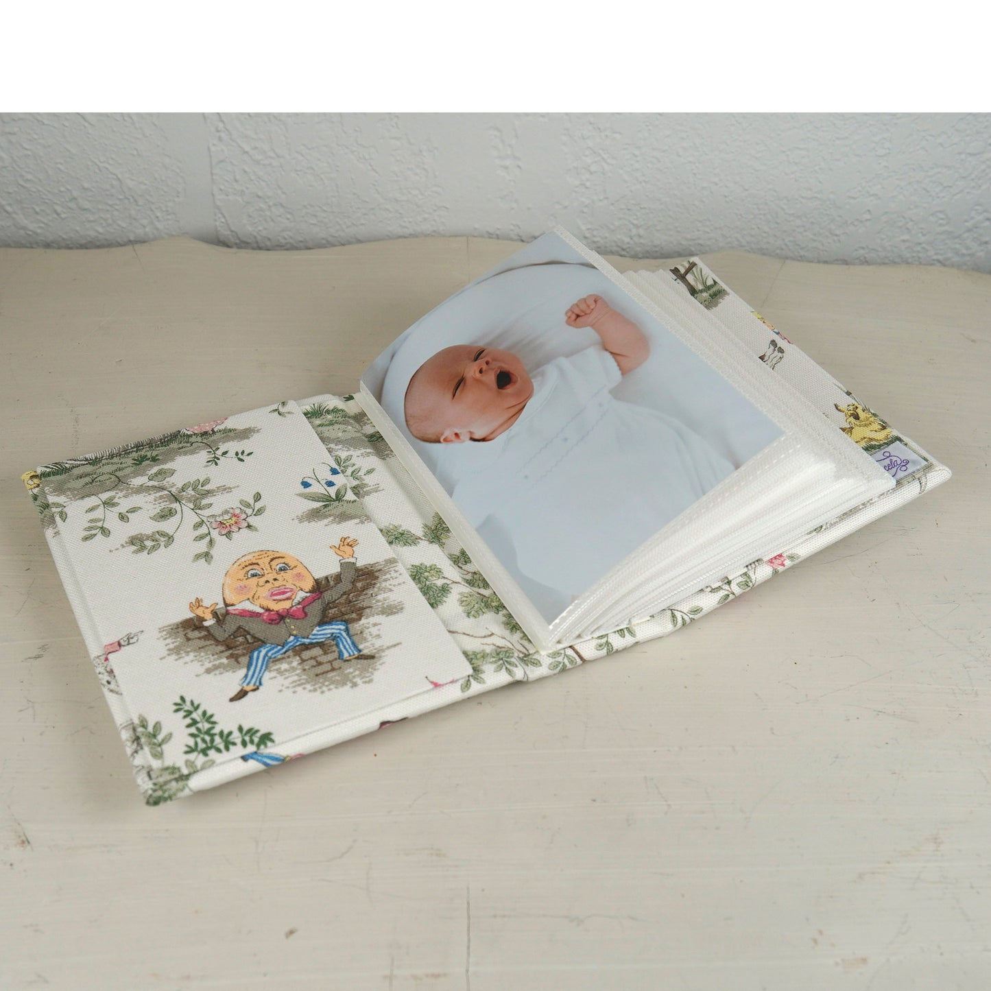 Over the Moon Nursery Rhyme Toile  – Small Hardbound Photo Album (Wholesale)