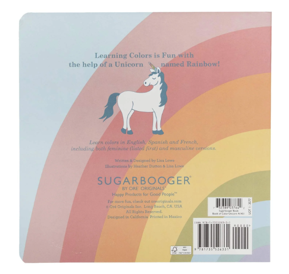 Sugarbooger Book of Color Unicorn