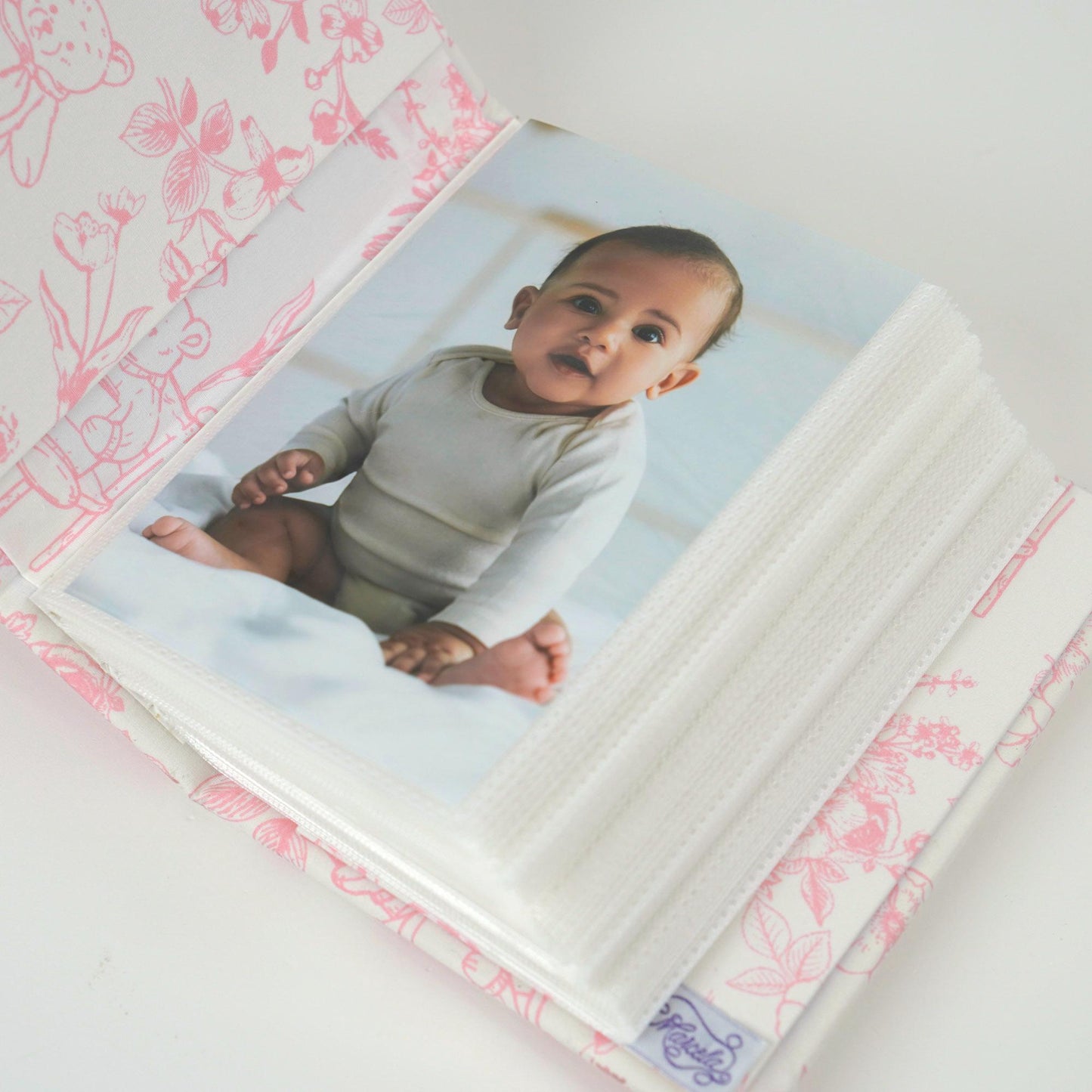 Beary Blossoms Toile – Small Hardbound Photo Album