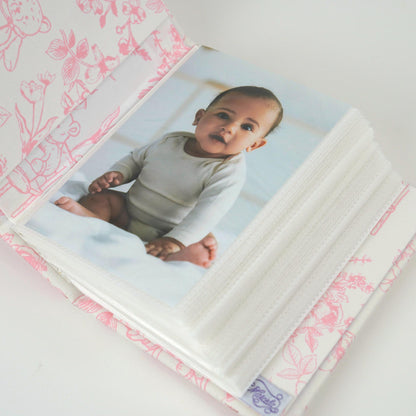 Beary Blossoms Toile – Small Hardbound Photo Album