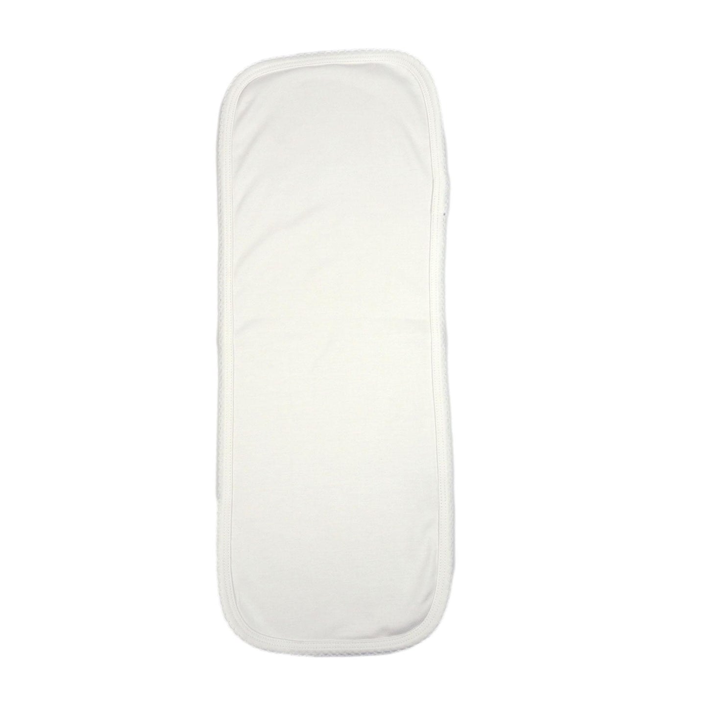 White Pima Cotton Burp Cloth