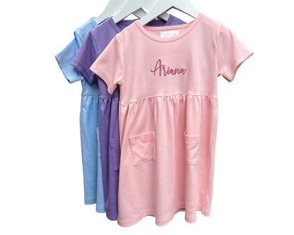 Pima Cotton Dress - Pockets