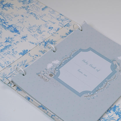 Heirloom Hounds Toile – Baby Memory Book