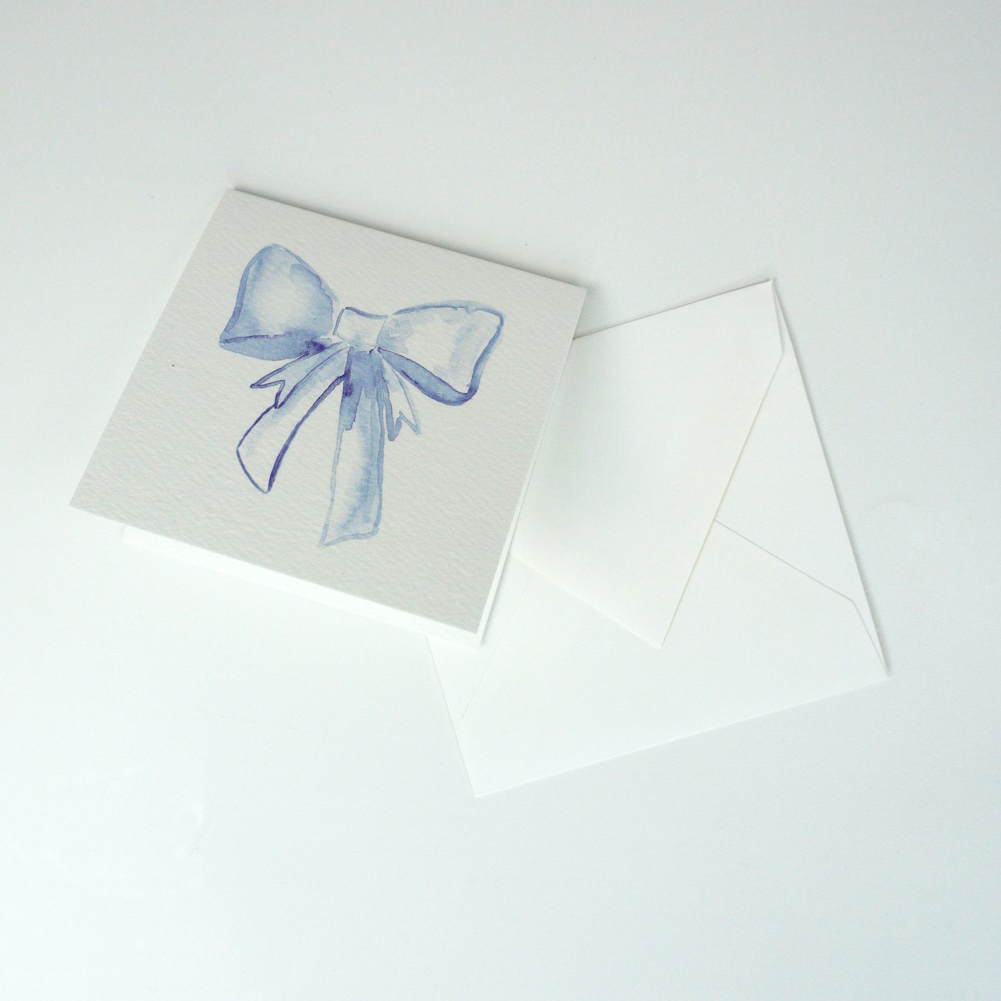 Blue Bow enclosure card