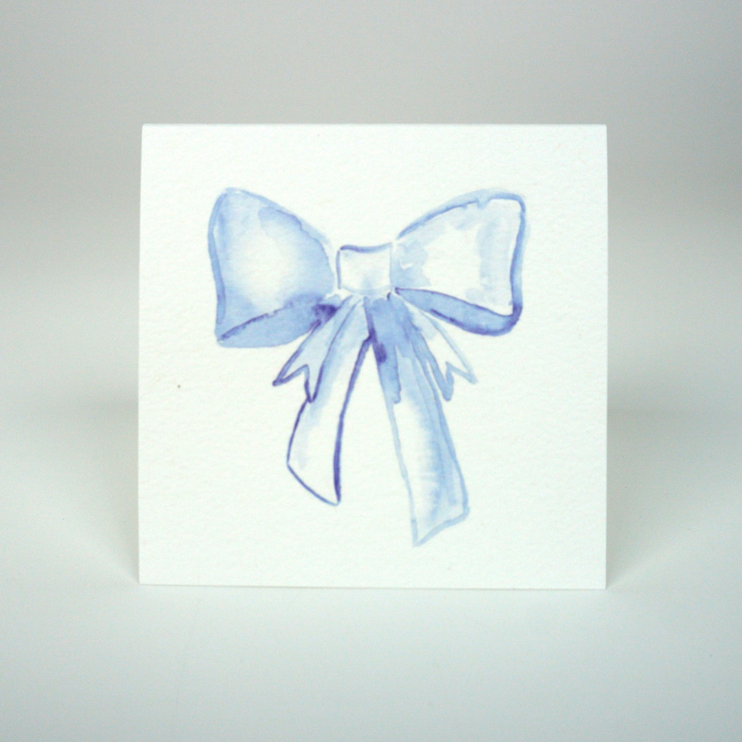 Blue Bow enclosure card