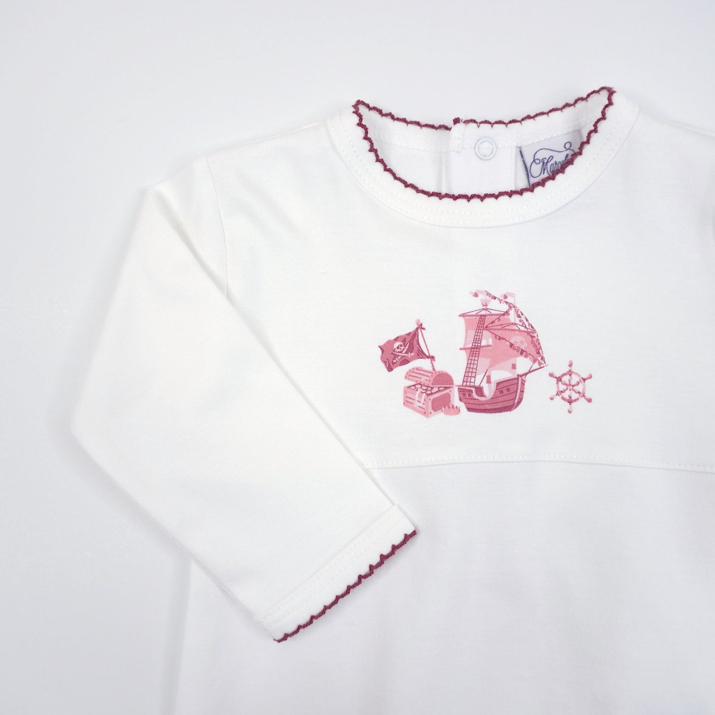 Pirate Print Pima Cotton Baby Gown