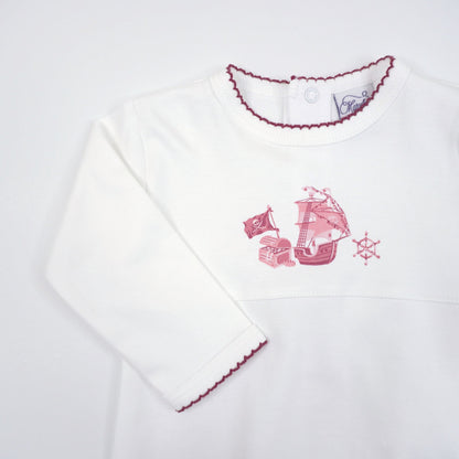 Pirate Print Pima Cotton Baby Gown